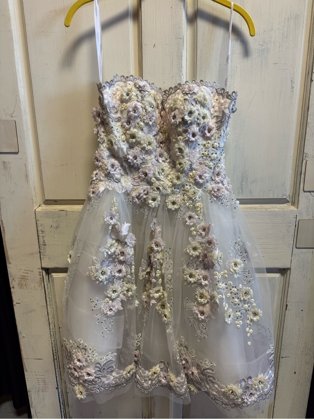 Terani Couture Floral Sequin Dress